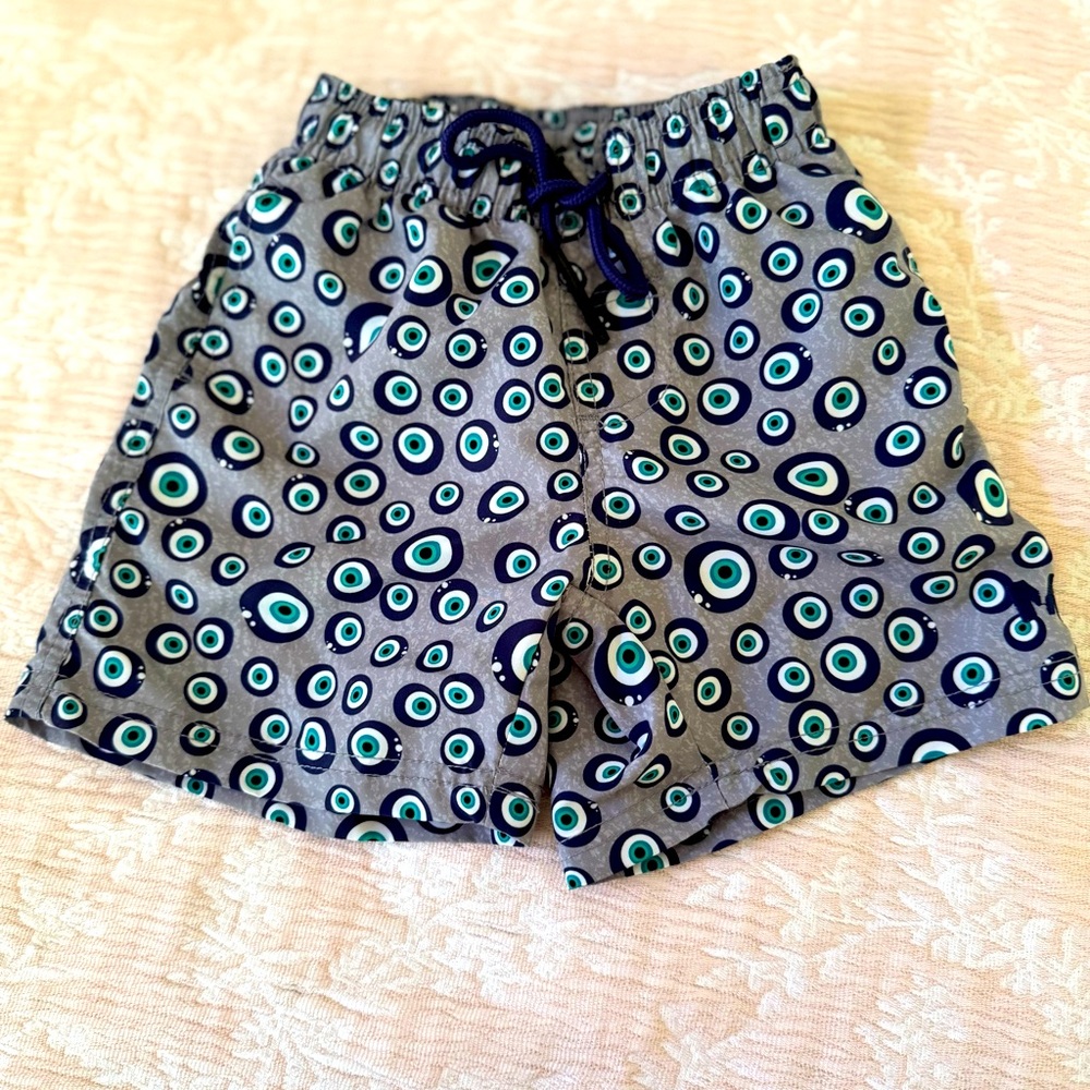 Evil Eye Boys Swimming Trunks. Size 6X. New without the tags.